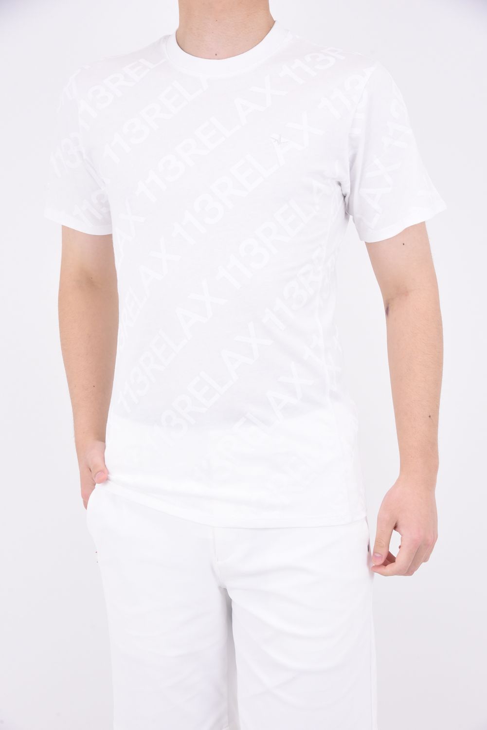 DIAGONAL LOGO T-SHIRTS / ダイアゴナルロゴ 半袖Tシャツ ホワイト
