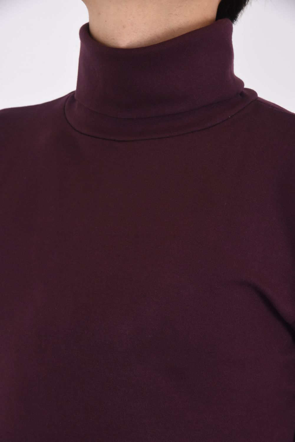 L/S TURTLE / ロングスリーブ ウォーム タートルーネック バーガンディ
