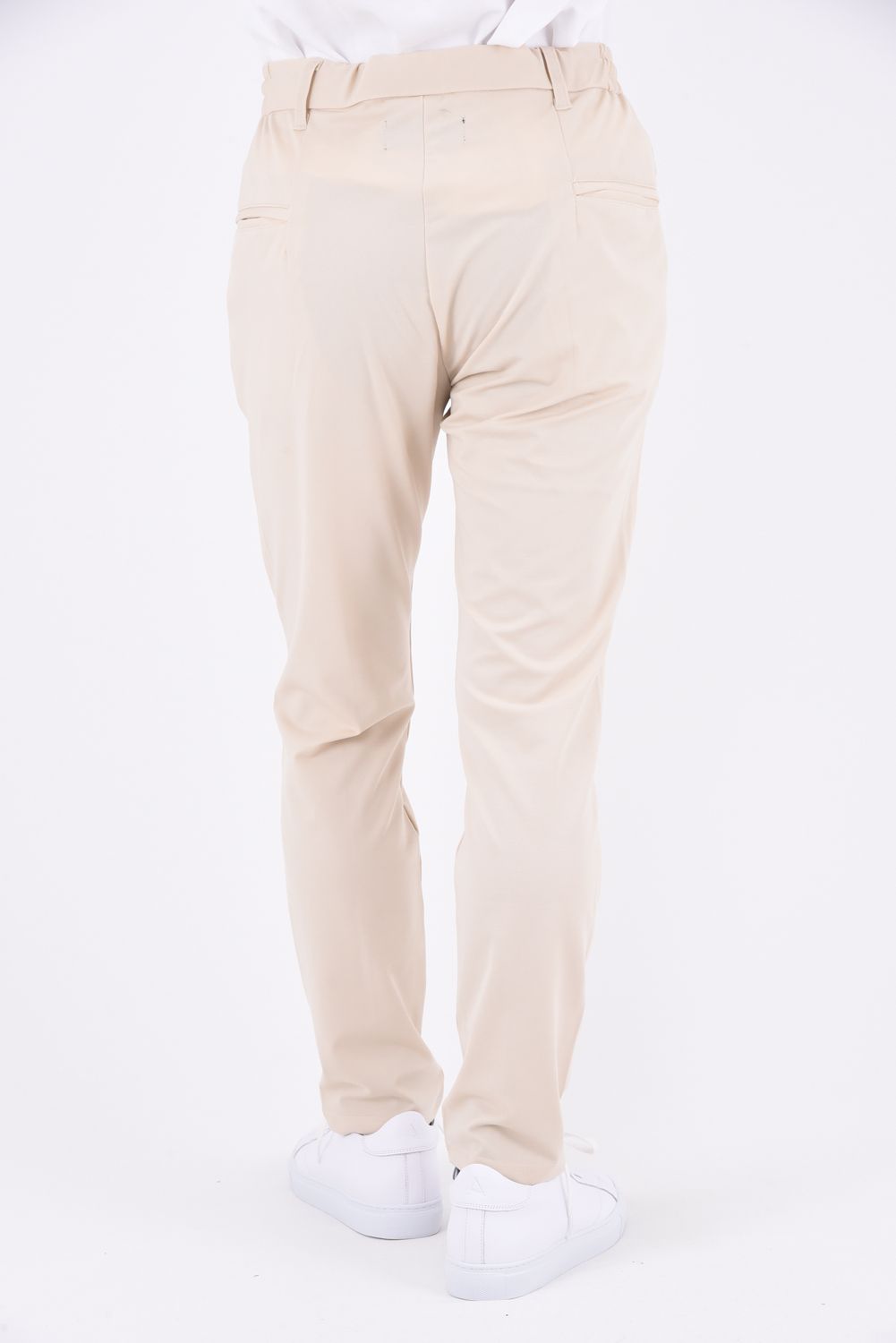 CUT AND SEW SLACKS / アーチロゴ カットソー スラックス ベージュ