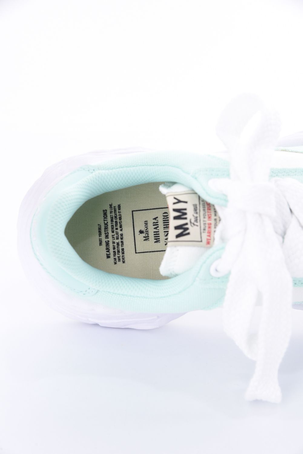 "WAYNE LOW"OG sole Canvas Low-Top sneaker / オリジナルソール キャンバス ローカットスニーカー ブルー / ホワイト