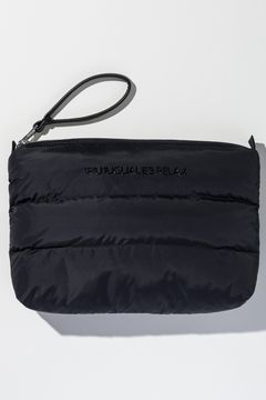 【26AW】 PUFFY NYLON CLUTCH BAG / ナイロン クラッチバッグ (ブラック) (8月上旬入荷予定)