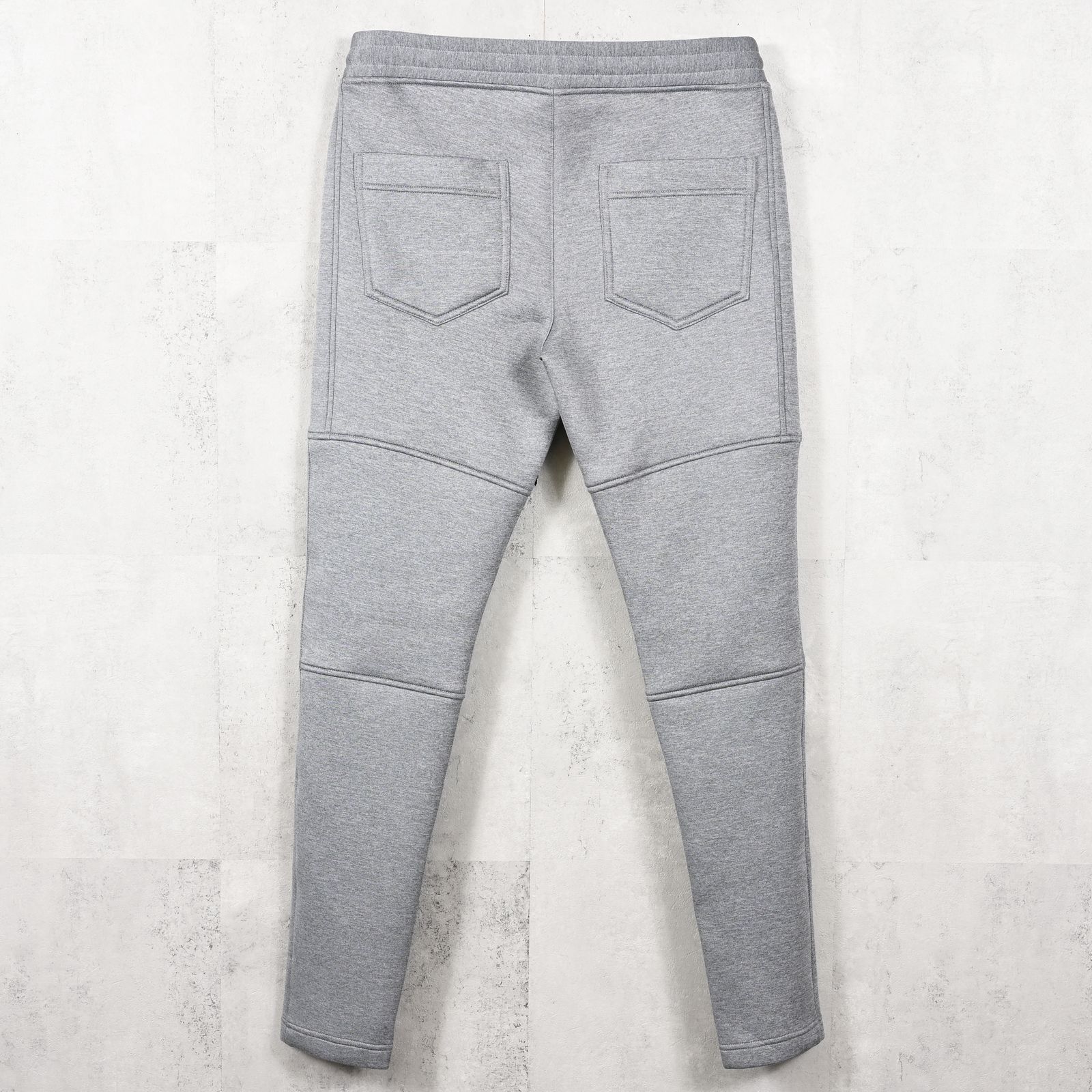 SLASH PT / ダンボールニット スキニーイージーパンツ グレー (9月中旬入荷予定)
