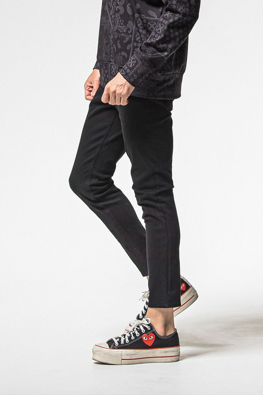 MICK DENIM JERSEY / 定番 デニム ジャージーンズ (ブラック) (12月上旬入荷予定) ※オーダー締切：9月1日(月)18:00