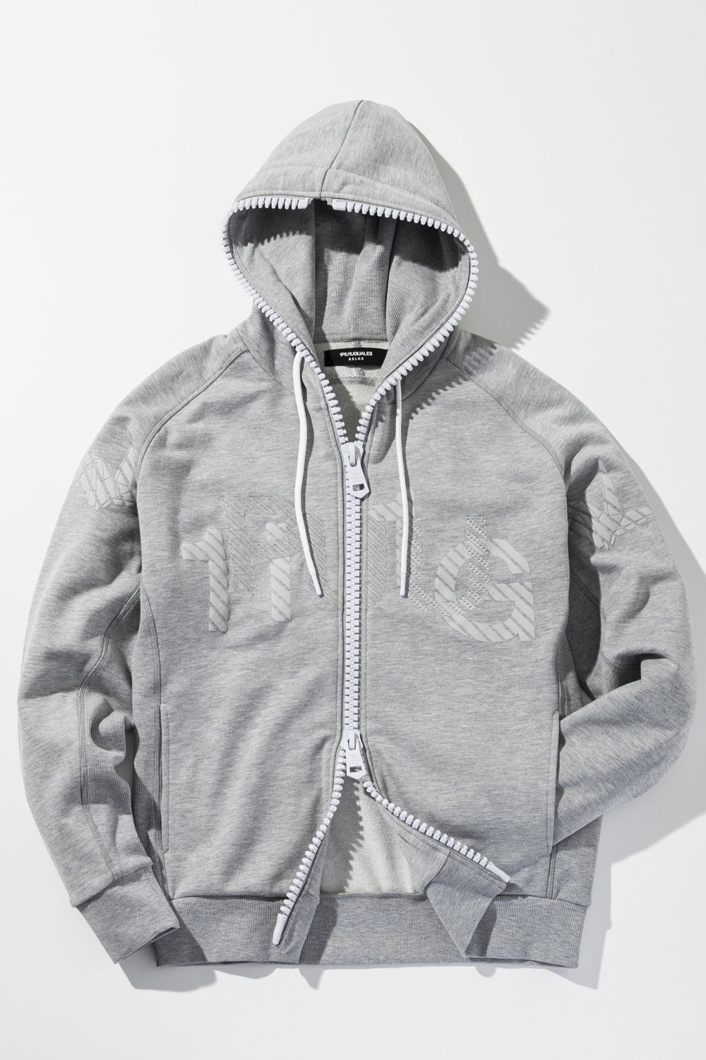 【26AW】 TC FRENCH TERRY SHADOW LOGO HOODIE / フレンチテリー シャドウロゴ フーディー (グレー) (9月上旬入荷予定)