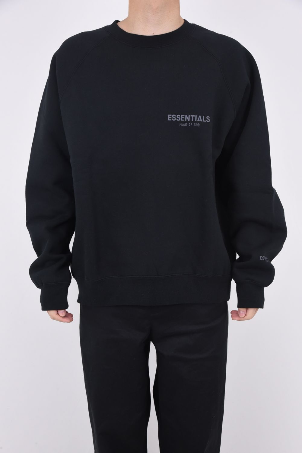 FOG ESSENTIALS - ESSENTIALS 21FW 1POINT LOGO CREW SWEAT / 裏起毛