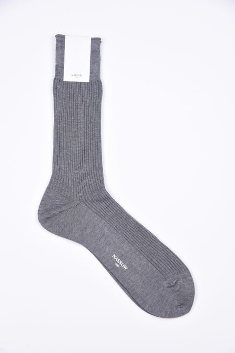 MINIMUM RIB / 日本製 ミニマム リブソックス グレー