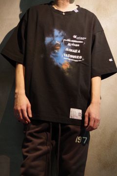 PRINTED TEE 3 / グラフィック プリント クルーネック 半袖Tシャツ ブラック