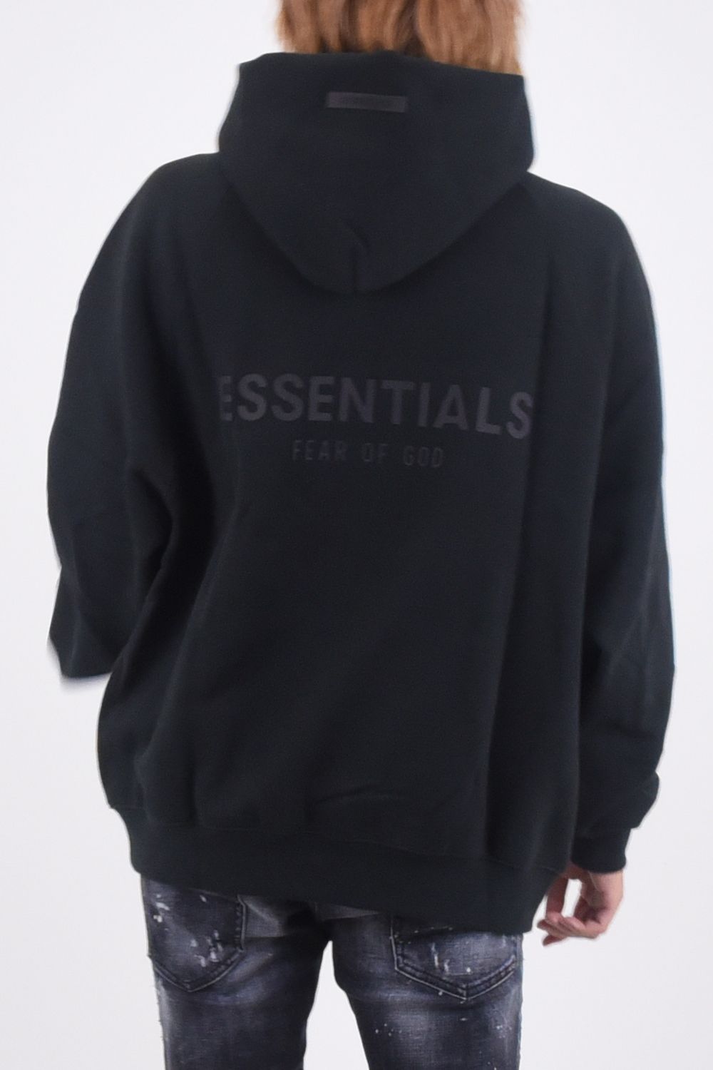 FOG ESSENTIALS - PULL OVER HOODIE BLACK LOGO / 裏起毛