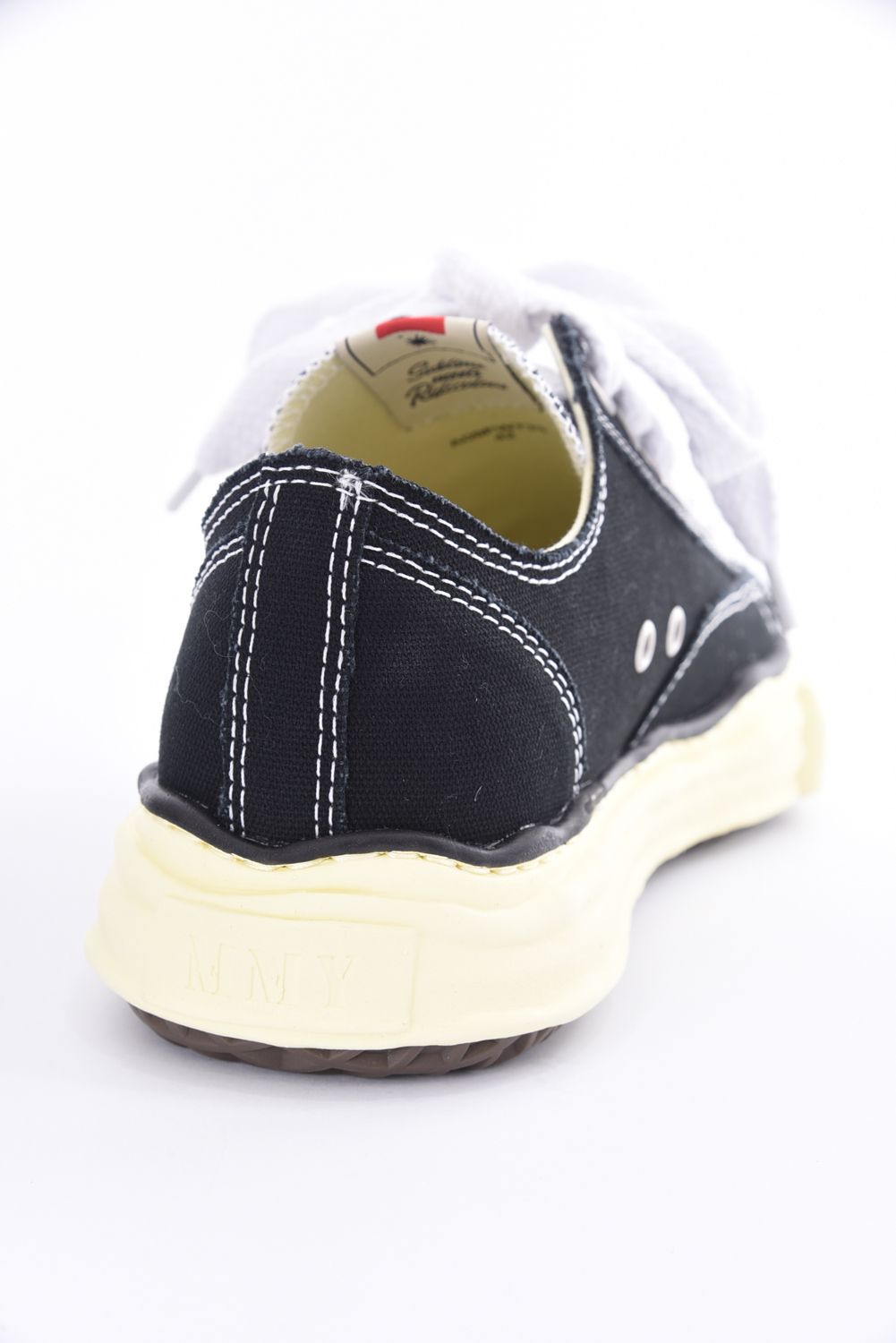 "PETERSON"LOW/original vintage color sole canvas Low-Top sneaker / キャンバスローカットスニーカー ブラック