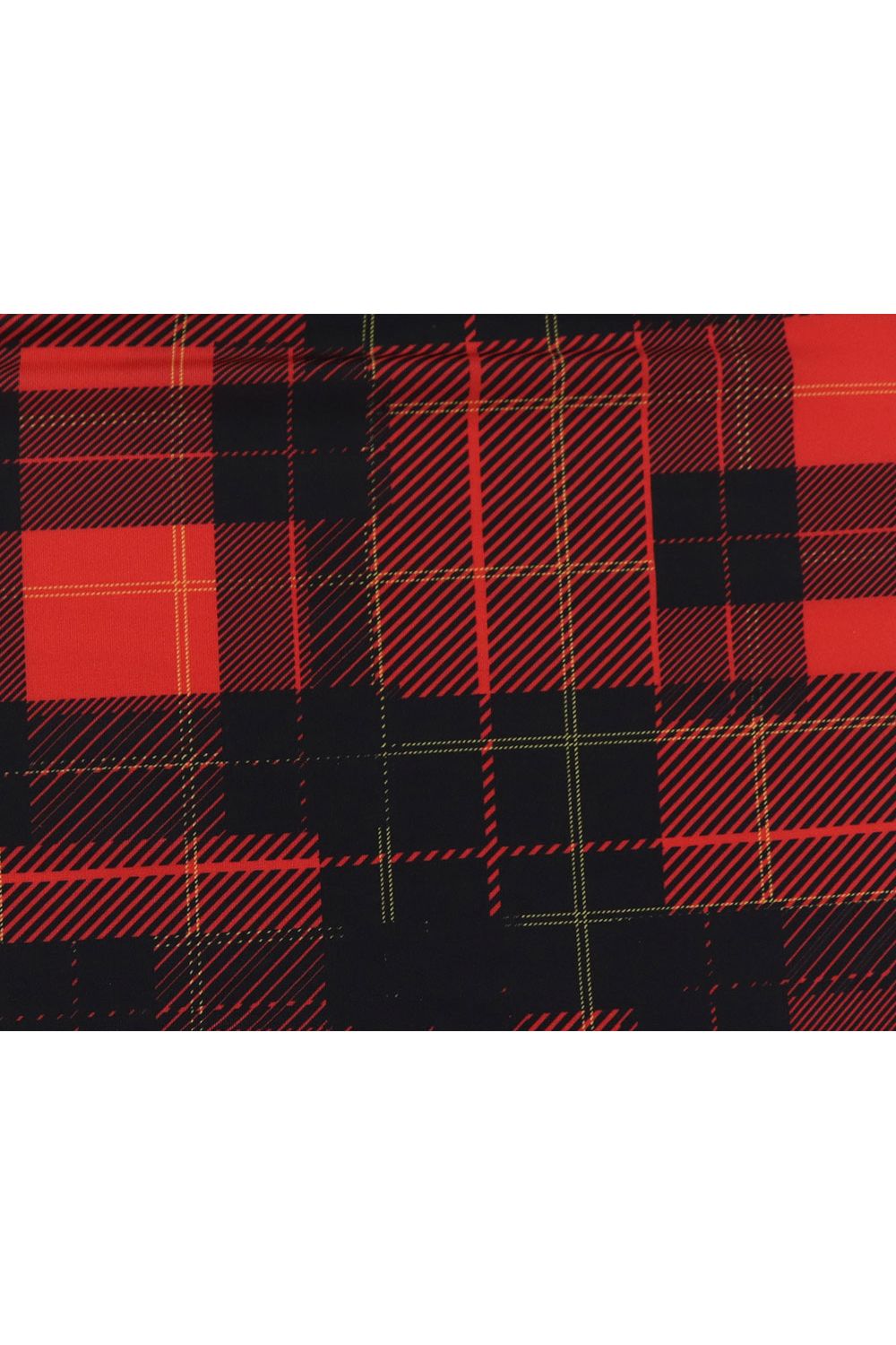 TRIBE CHECK Short Boxer - ブラック / レッド