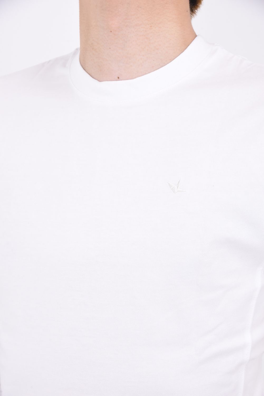 CODE EMBROIDERY T-SHIRTS / コード刺繍 半袖Tシャツ ホワイト