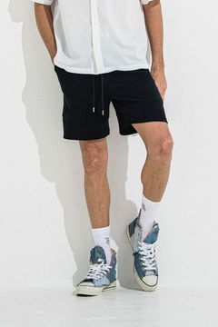 TYLER PILE SHORTS / オーガニックコットン パイルショートパンツ ブラック