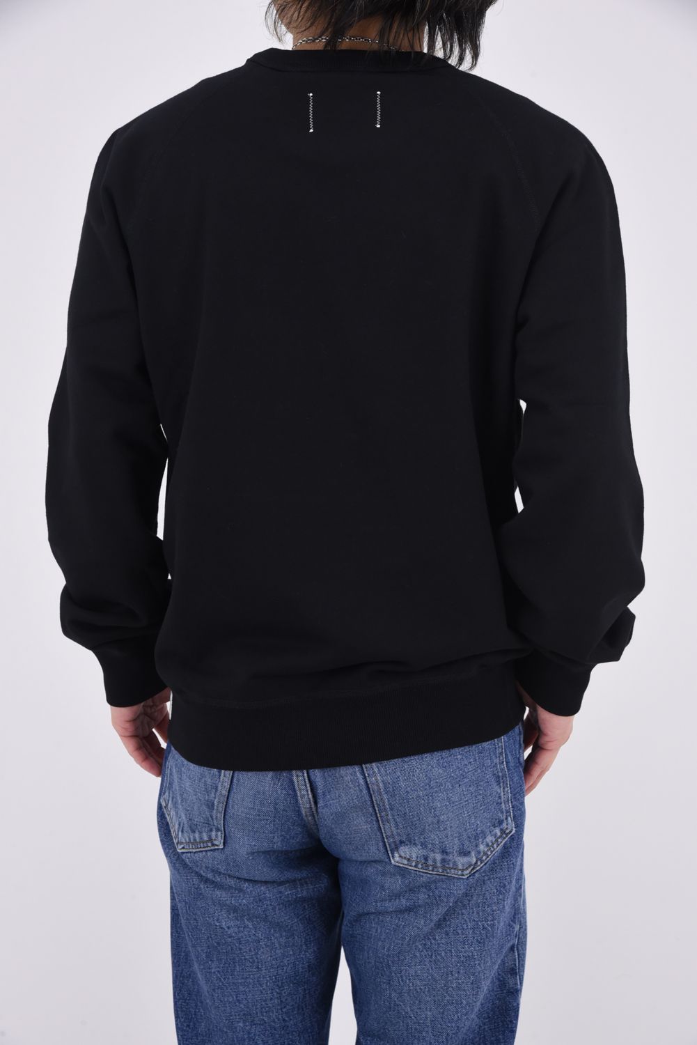 【国内正規品】【STANDARD FIT】 MIDWEIGHT TERRY CREWNECK / ミッドウェイト クルーネックスウェット (ブラック)