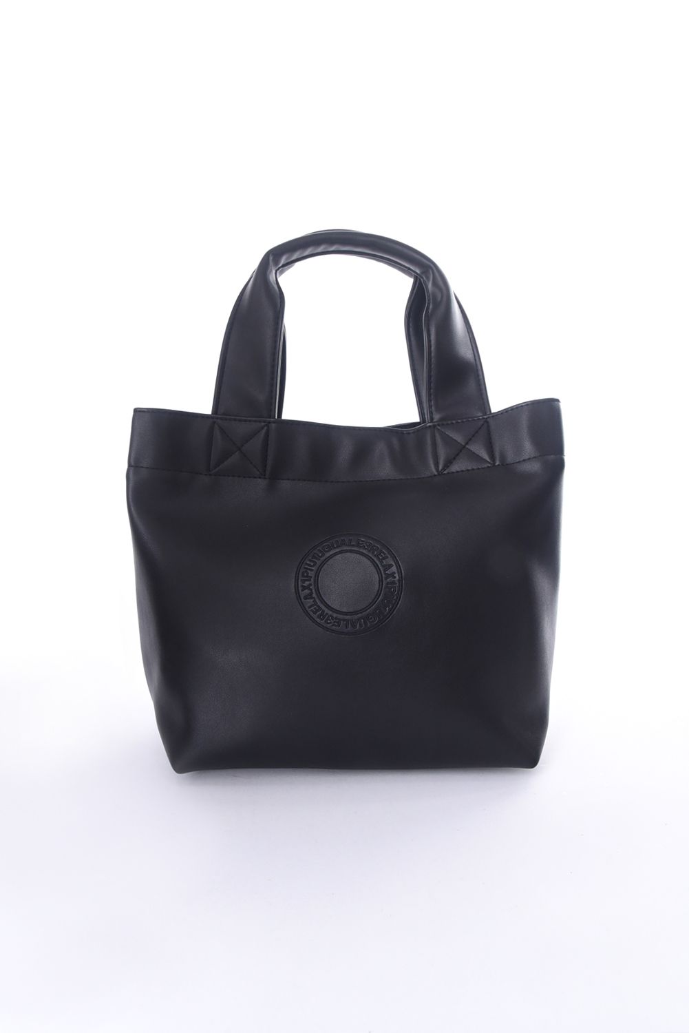 PU LUNCH BAG / サークルロゴPUランチバッグ (ブラック)