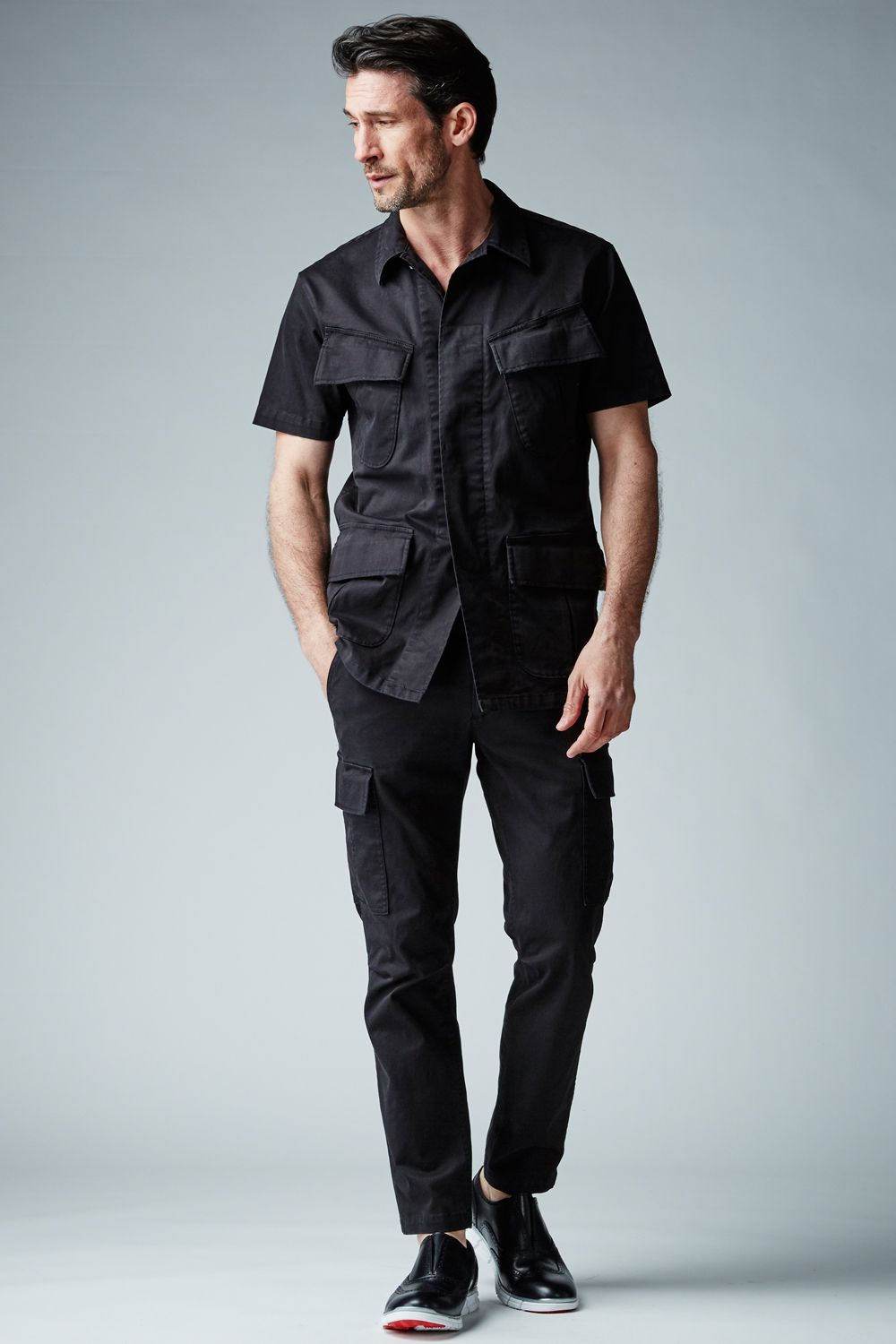 【BLACK MILITARY Vol.9】 JUNGLE FATIGUE CARGO PANTS -BLACK- (10月頃入荷予定 )※オーダー締切8/6(金)11:59迄