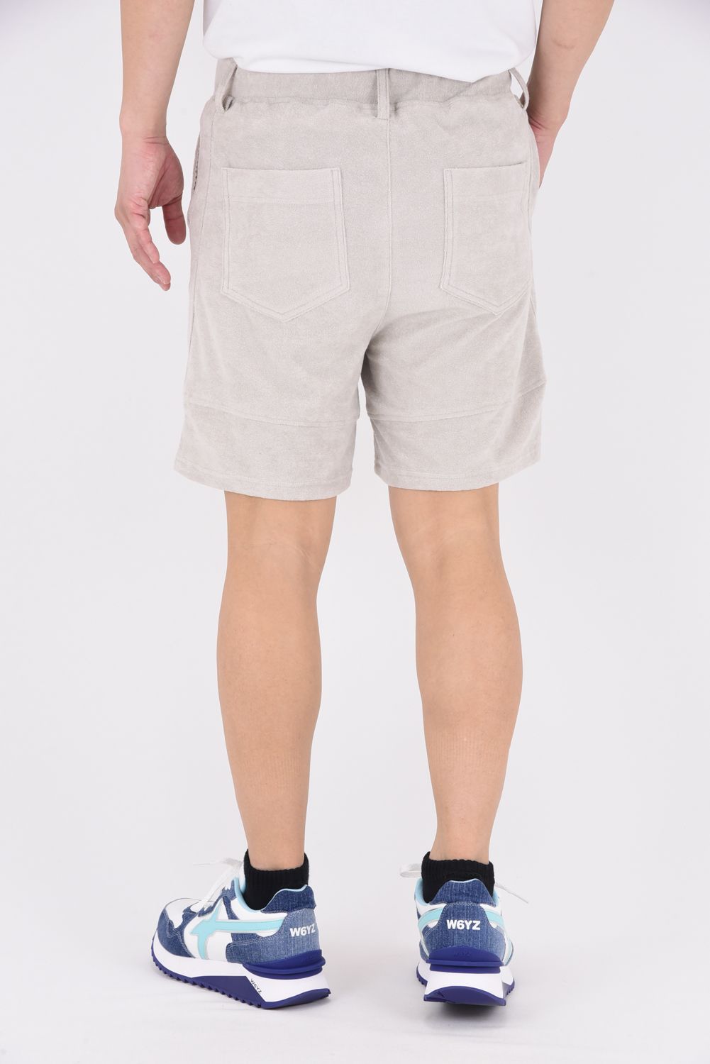 TYLER PILE SHORTS / オーガニックコットン パイルショートパンツ グレージュ