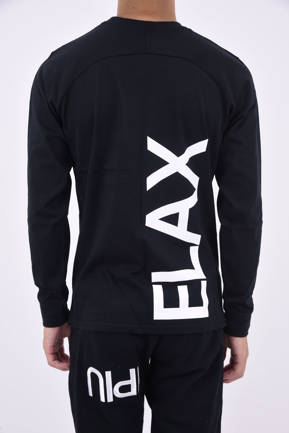 VERTICAL LOGO LONG-SLEEVED T-SHIRT / 縦ロゴ ロングスリーブ Tシャツ ブラック