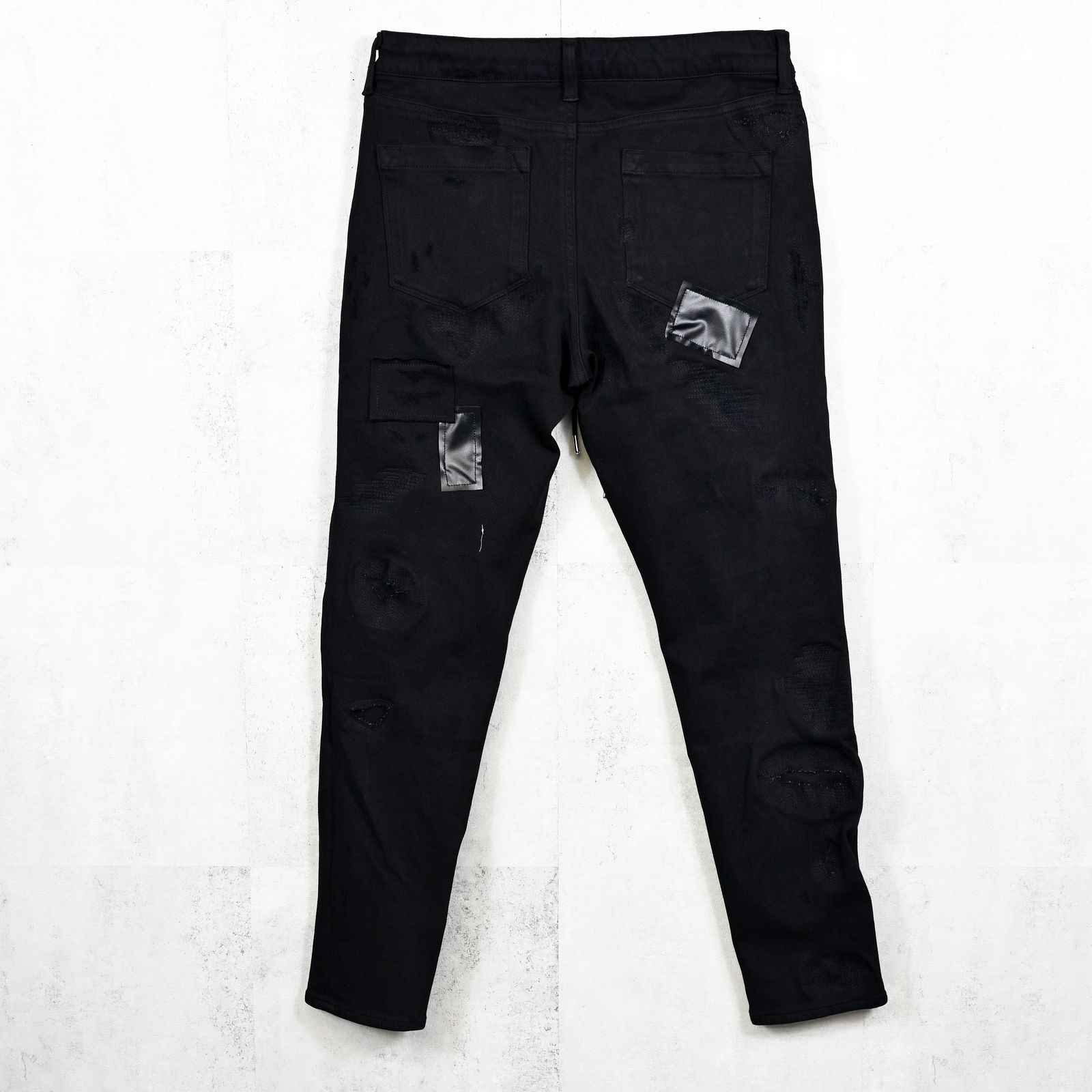 MICK DENIM JERSEY / 定番 デニム ジャージーンズ （ブラックリメイク）（9月上旬入荷予定）※オーダー締切:5月23日(土)17時