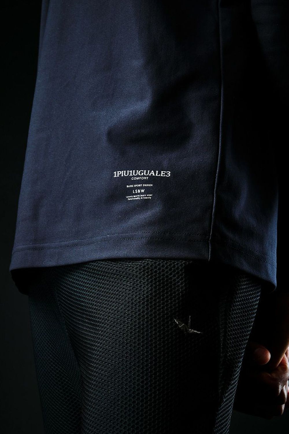 113SPORT CREW SPECIAL  S/S / バックロゴ ジャージ Tシャツ ブラック