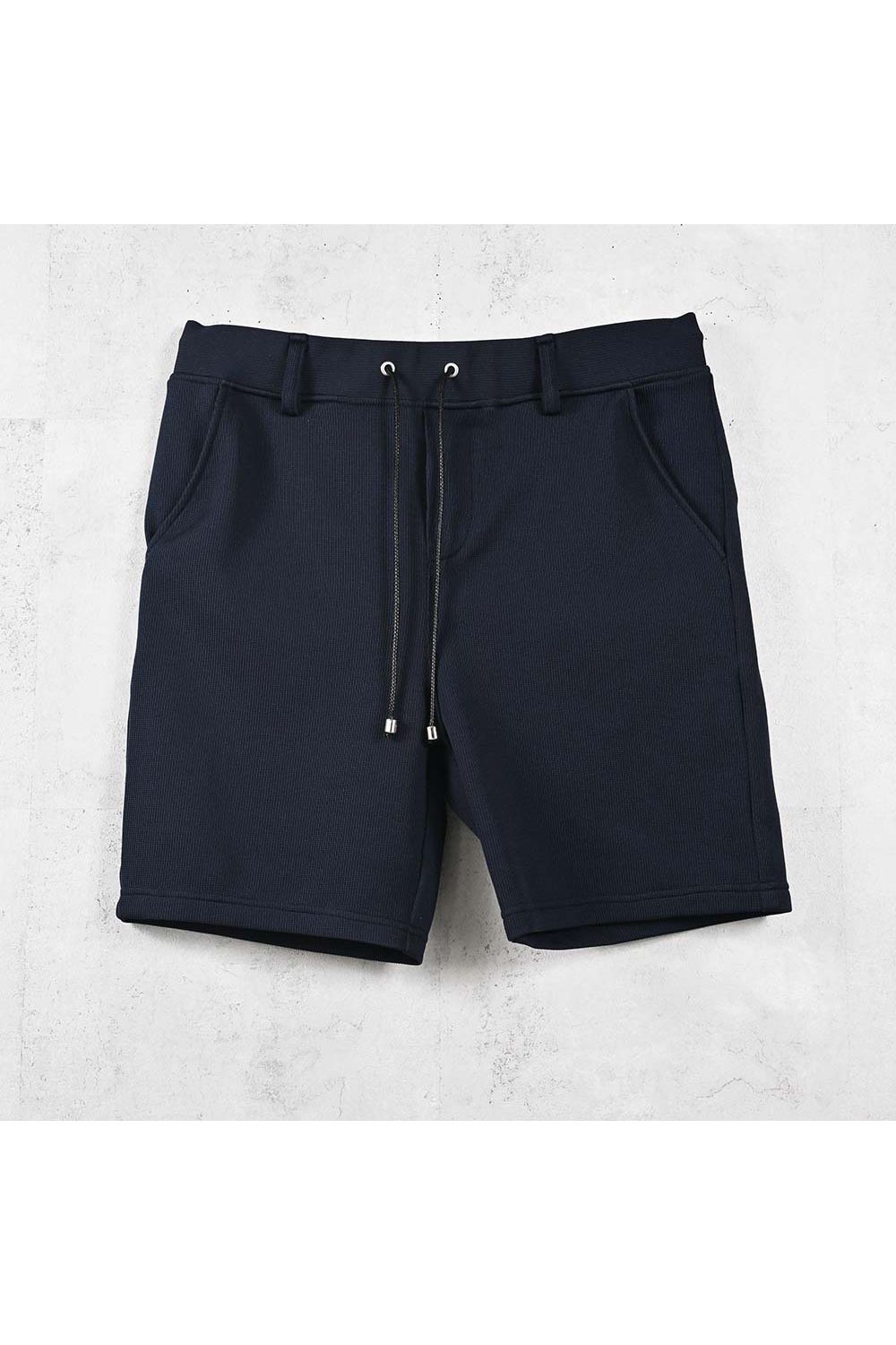 AZE SHORTS / リサイクルジャージ素材 ショートパンツ (ネイビー) (5月末入荷予定) ※オーダー締切:2月15日(日)18時