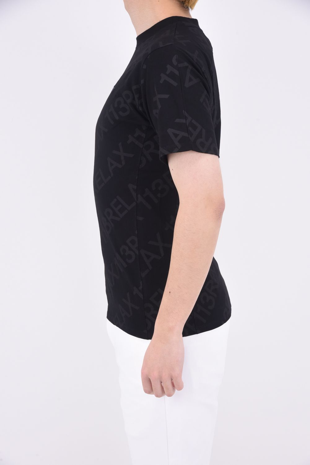 DIAGONAL LOGO T-SHIRTS / ダイアゴナルロゴ 半袖Tシャツ ブラック