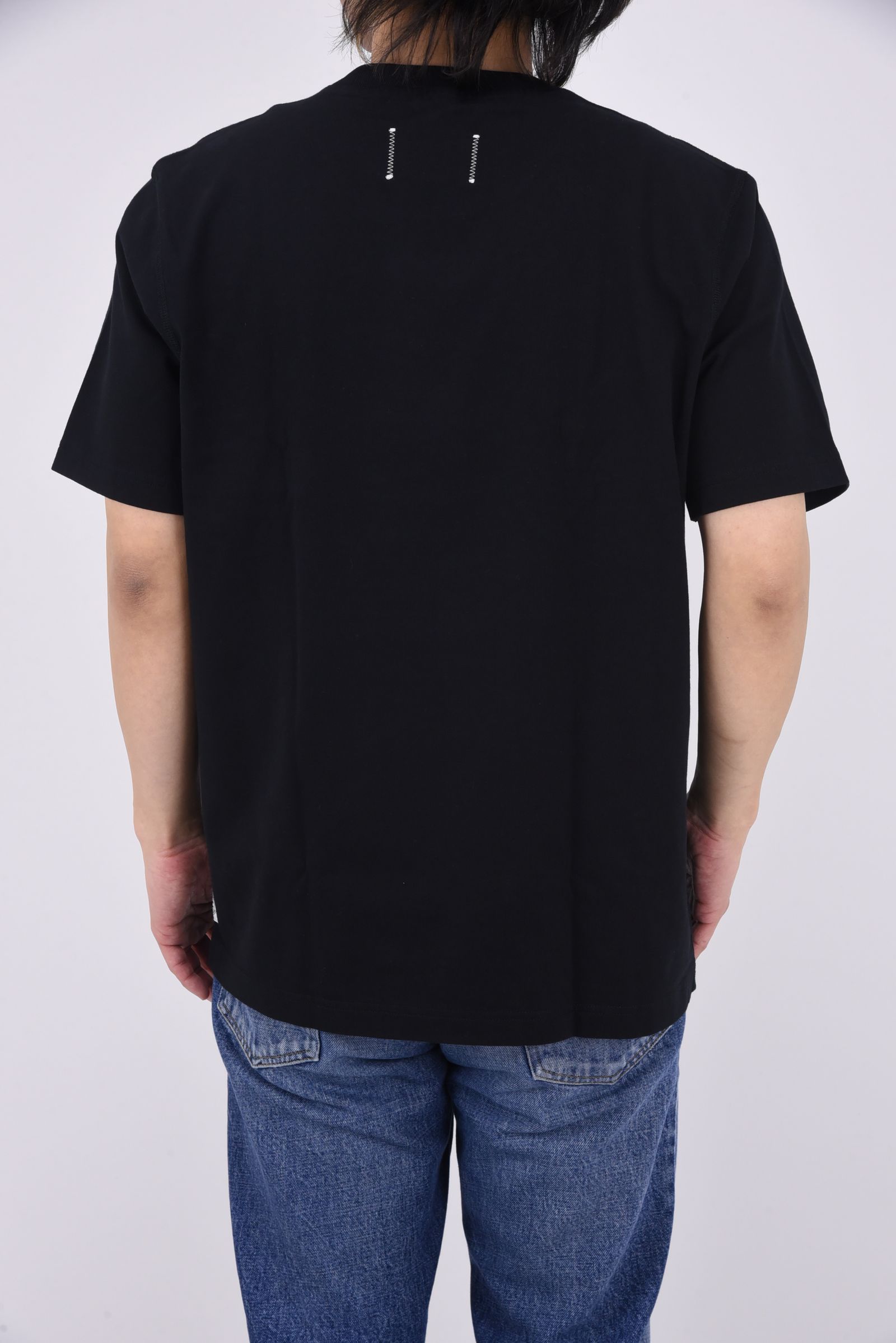 【国内正規品】【STANDARD FIT】 MIDWEIGHT JERSEY MONOGRAM T-SHIRT / ミッドウェイト ジャージ モノグラム 半袖Tシャツ ブラック