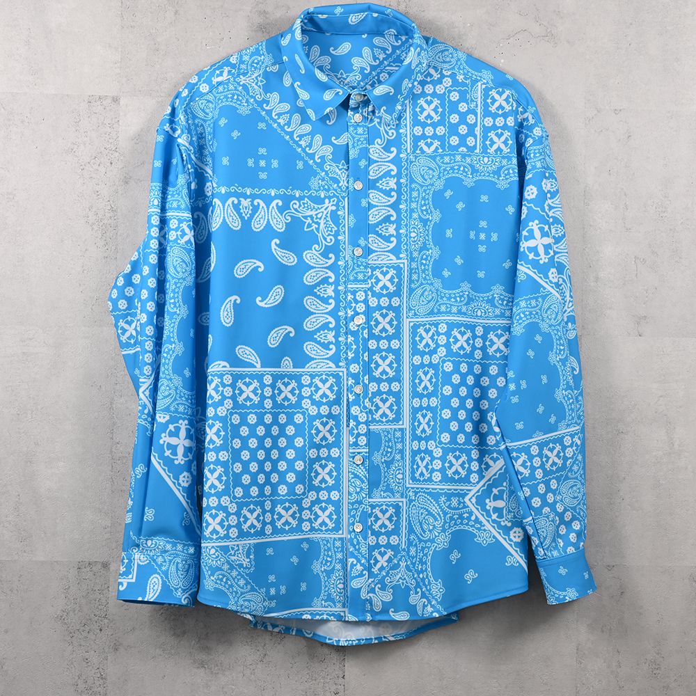 BANDANA JACKSHIRTS / バンダナ ジャックシャツ (ブルーバンダナ) (8月末入荷予定) ※オーダー締切:5月23日(土)17時