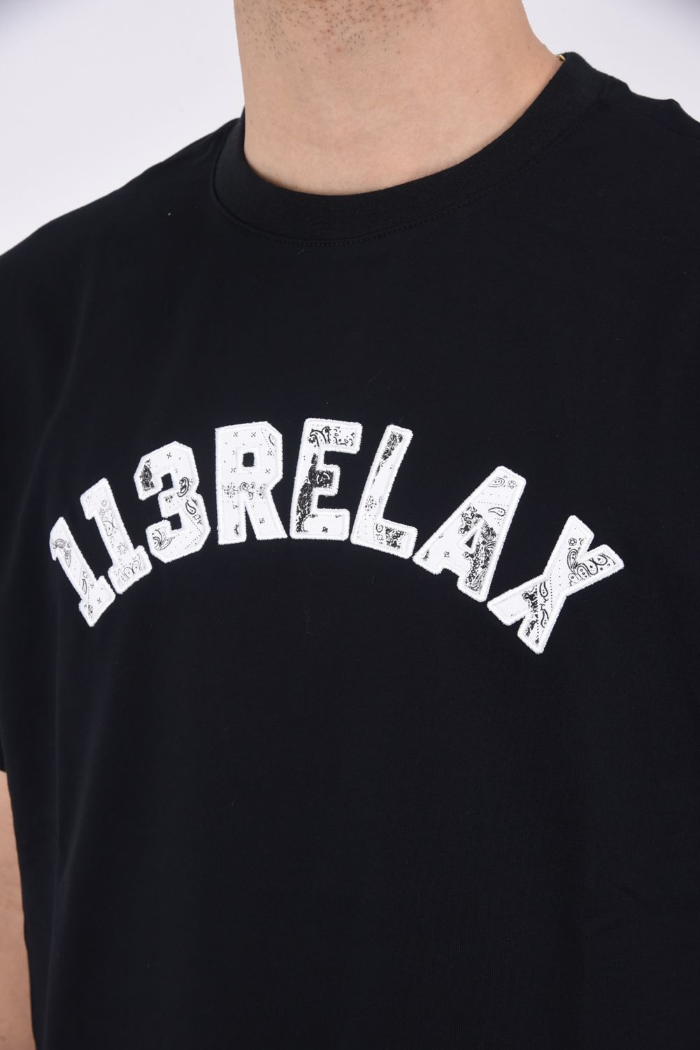 PAISLEY LOGO T-SHIRT / ペイズリーロゴ クルーネックTシャツ ブラック