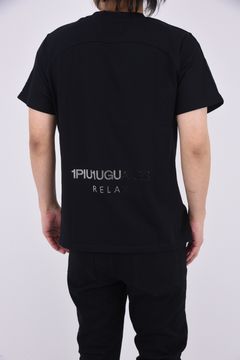RHINESTONE T-SHIRT / ラインストーン バックロゴ Tシャツ (ブラック)