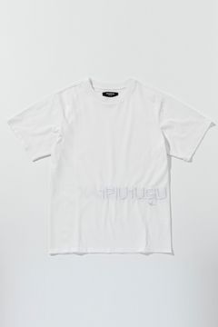 【26SS】 HAND EMBROIDERED LOGO T-SHIRT / ブランドロゴ刺繍 Tシャツ (ホワイト) (3月上旬入荷予定)