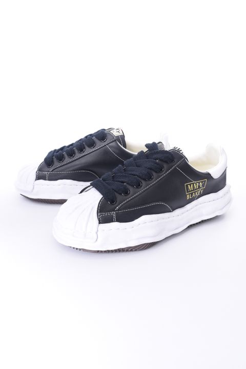 "BLAKEY" OG Sole Leather Low-top Sneaker / オリジナルソール レザーローカットスニーカー ブラック / ホワイト
