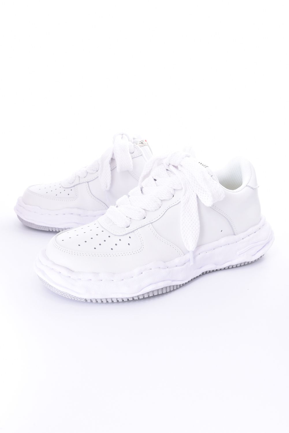 "WAYNE LOW" OG sole leather Low-Top sneaker / オリジナルソール レザー ローカットスニーカー ホワイト