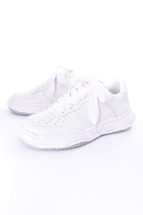 "WAYNE LOW" OG sole leather Low-Top sneaker / オリジナルソール レザー ローカットスニーカー ホワイト