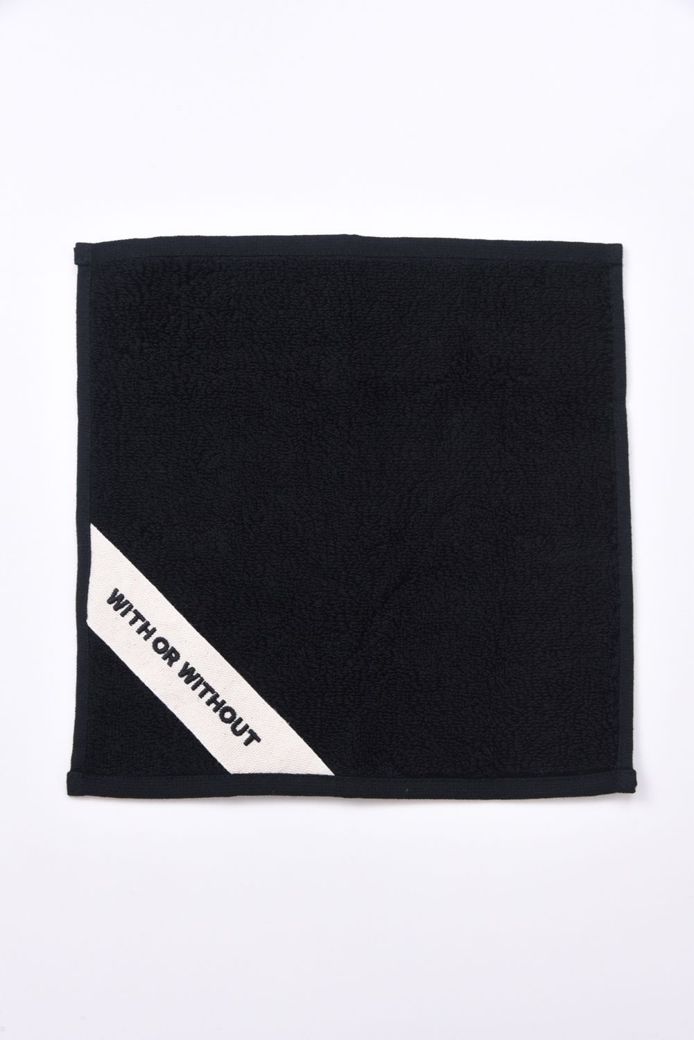 Hand Towel / シルク混 ハンドタオル (ブラック)