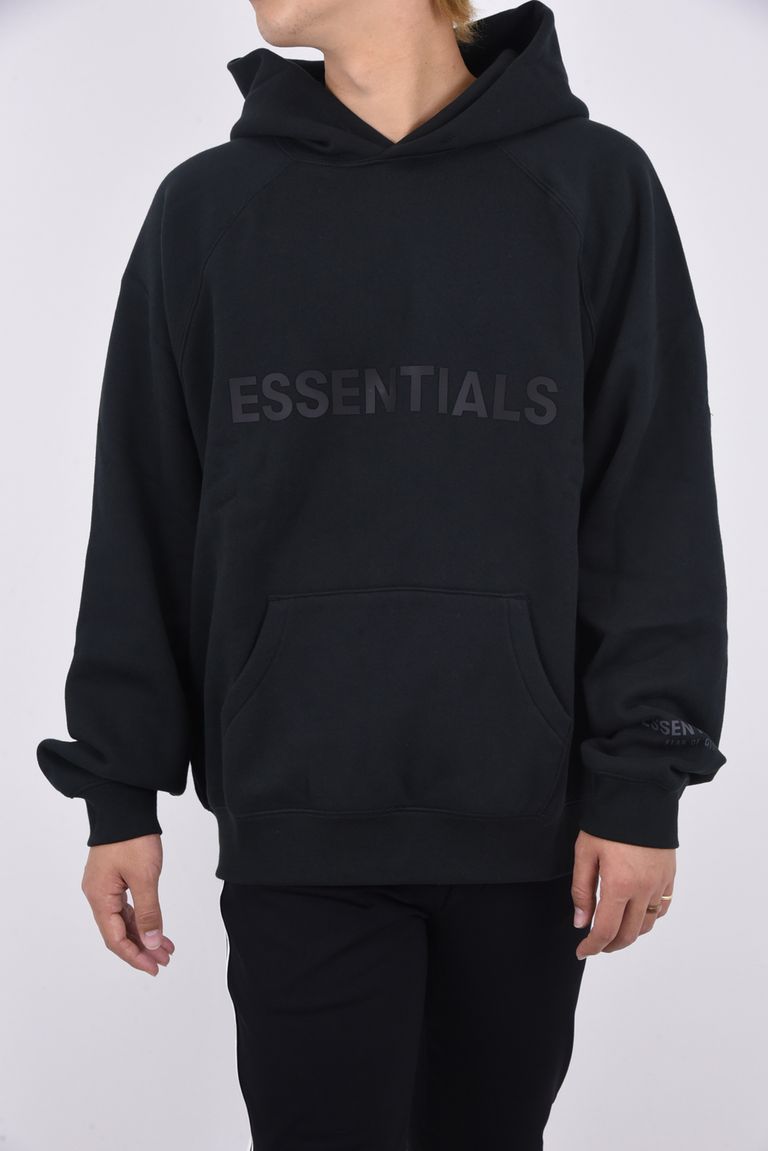 FOG ESSENTIALS - ESSENTIALS FRONT LOGO HOODIE / 裏起毛 フロント 袖  