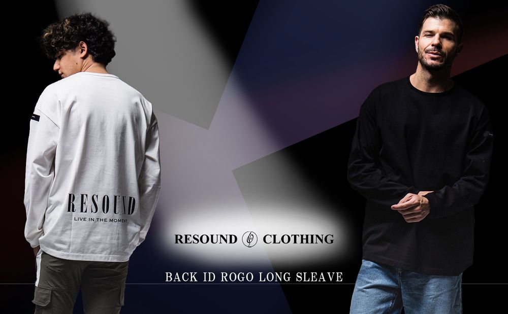 【RESOUND CLOTHING】 春夏コレクションで人気を博したBACK ROGO LOOSE TEE ON SALE