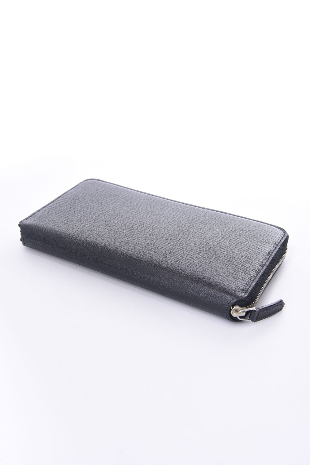 【残り1点】 ROUND ZIP LONG WALLET / LA409 ラウンドジップ ロングウォレット ブラック / グレー