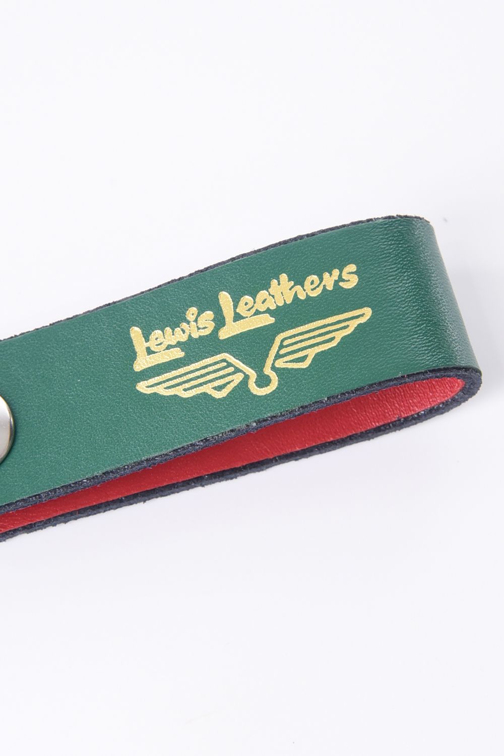 LEWIS LEATHERS BELT LOOP KEYRING MK1 / レザー キーリング ダークグリーン