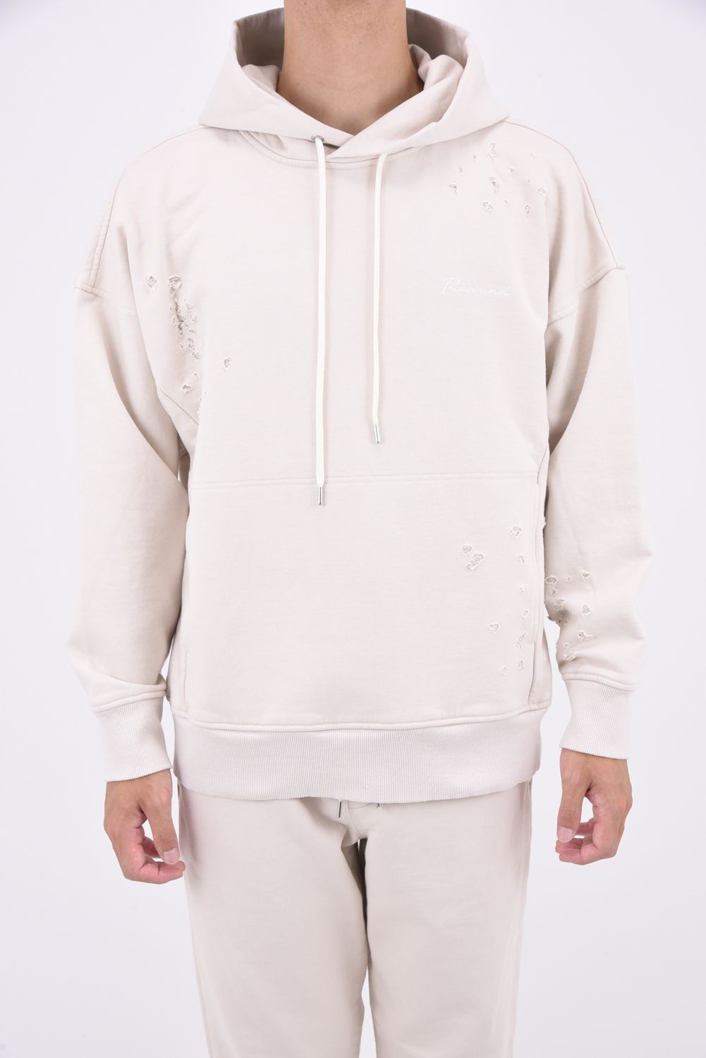 VINTEAGE LOOSE HOODIE / ルーズフィット パーカー クラッシュグレージュ