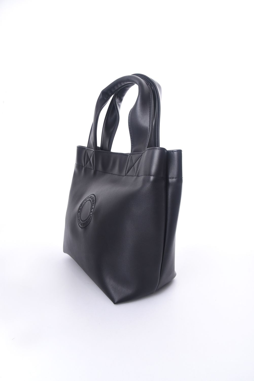 PU LUNCH BAG / サークルロゴPUランチバッグ (ブラック)