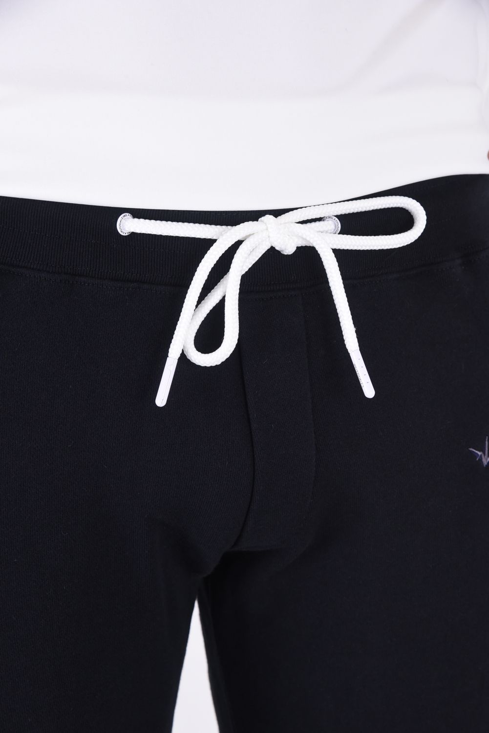 SIDE LOGO BIG ZIPPER JOGGER  / ビッグファスナー サイドロゴ スウェット パンツ ブラック