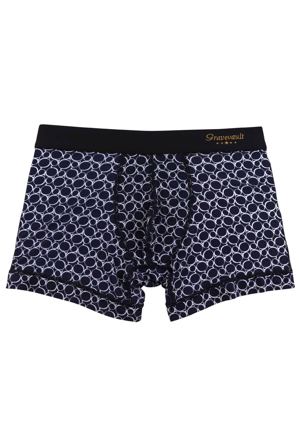 Monogram Short Boxer - ネイビー