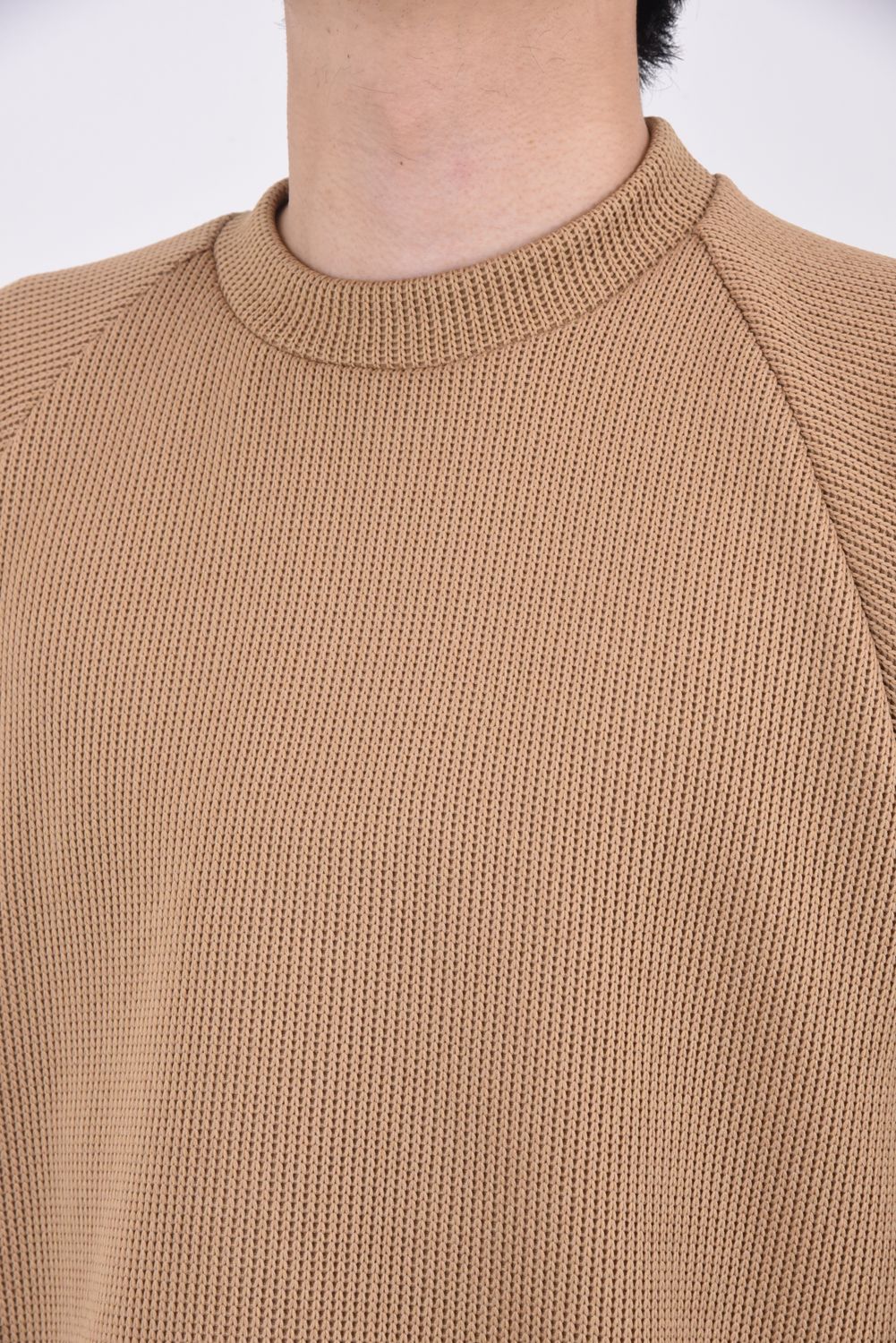 JERSEY RAGLAN PULLOVER / オーバーシルエット ラグランスリーブ プルオーバー ベージュ