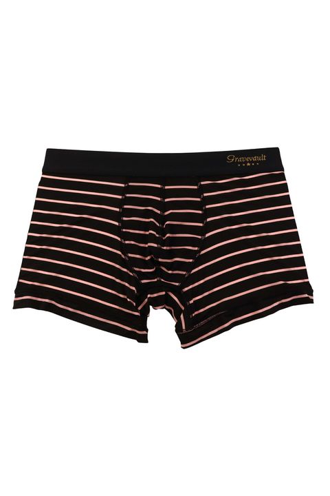【待望のサイズ.XL入荷】 BORDER Short Boxer - ブラック / ピンク
