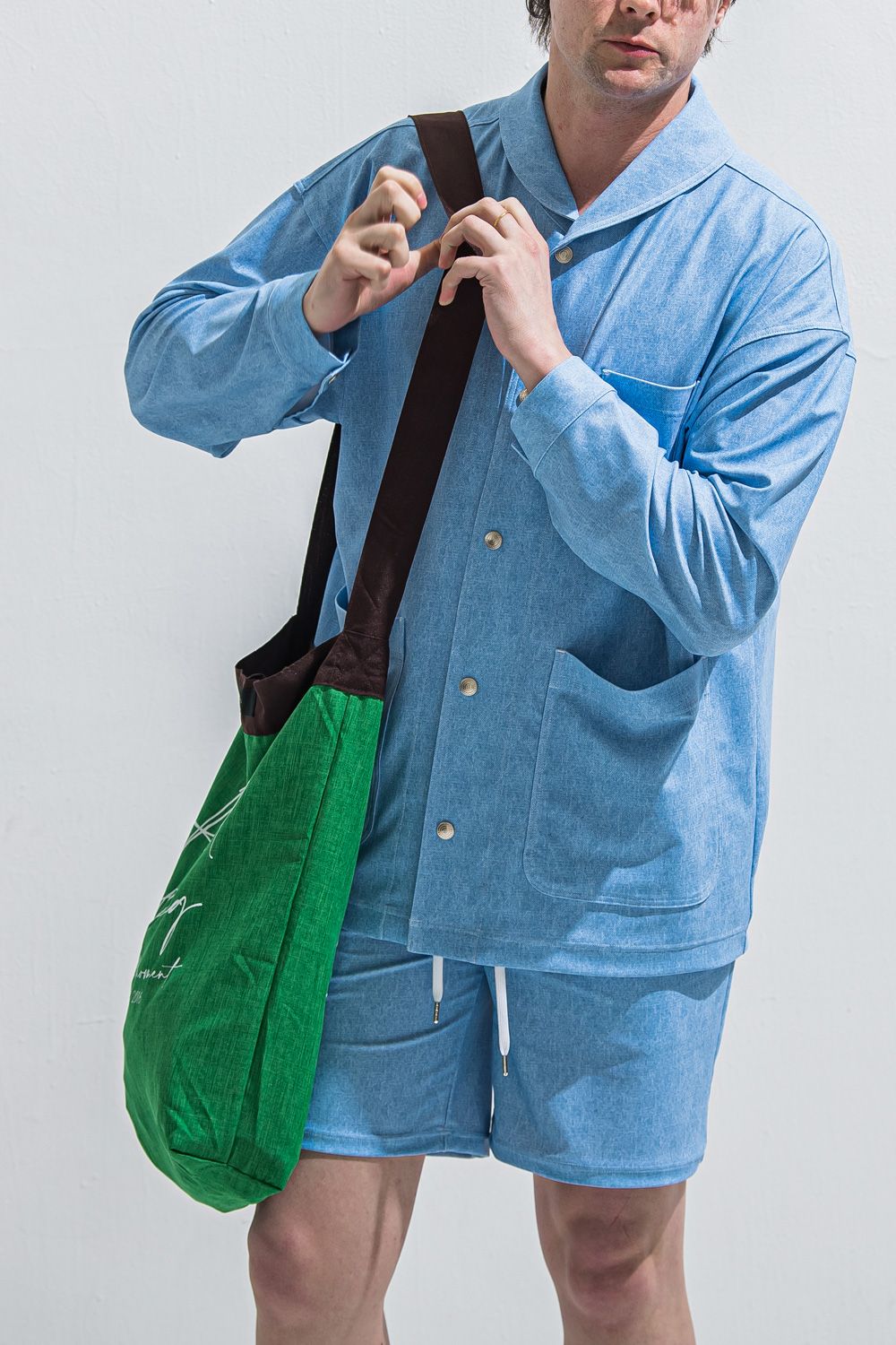 【RESOUND X Lagu】 BLANKET&ECOBAG / ビーチブランケット＆エコバッグ (グリーン) (4月下旬頃入荷予定) ※オーダー締切2月15日(日)18時