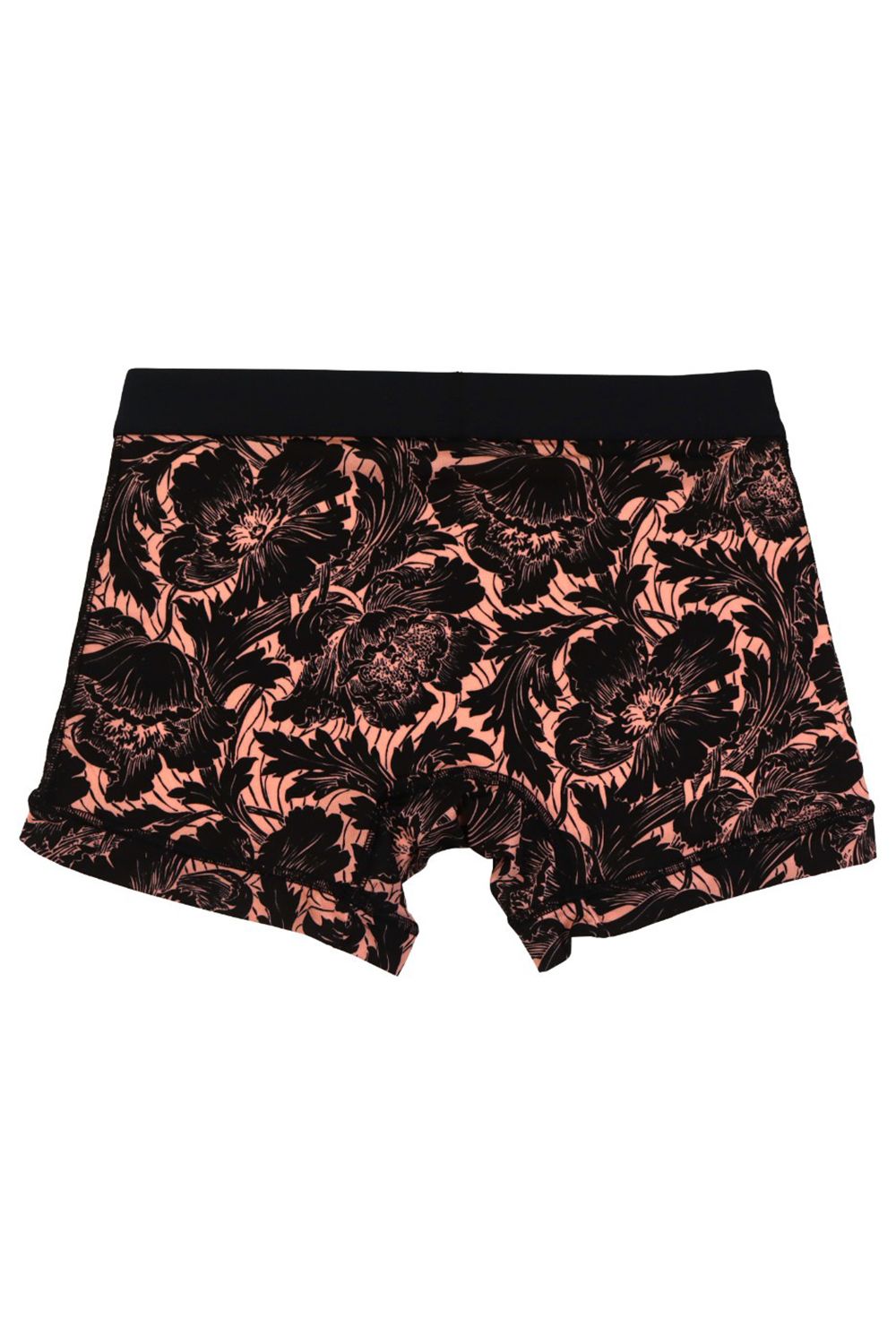 【定番】 Flower Short Boxer - ピンクブラック