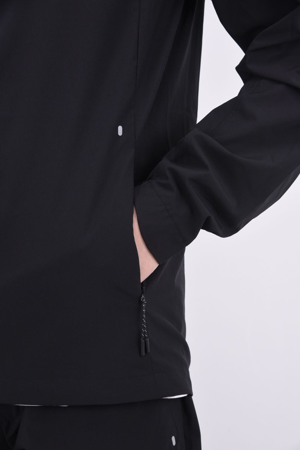 RUNNING LOGO HOODIE / ランニング ロゴ フーディー ブラック