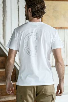 HALF RHINESTONE T-SHIRT / ハーフ ラインストーン Tシャツ ホワイト