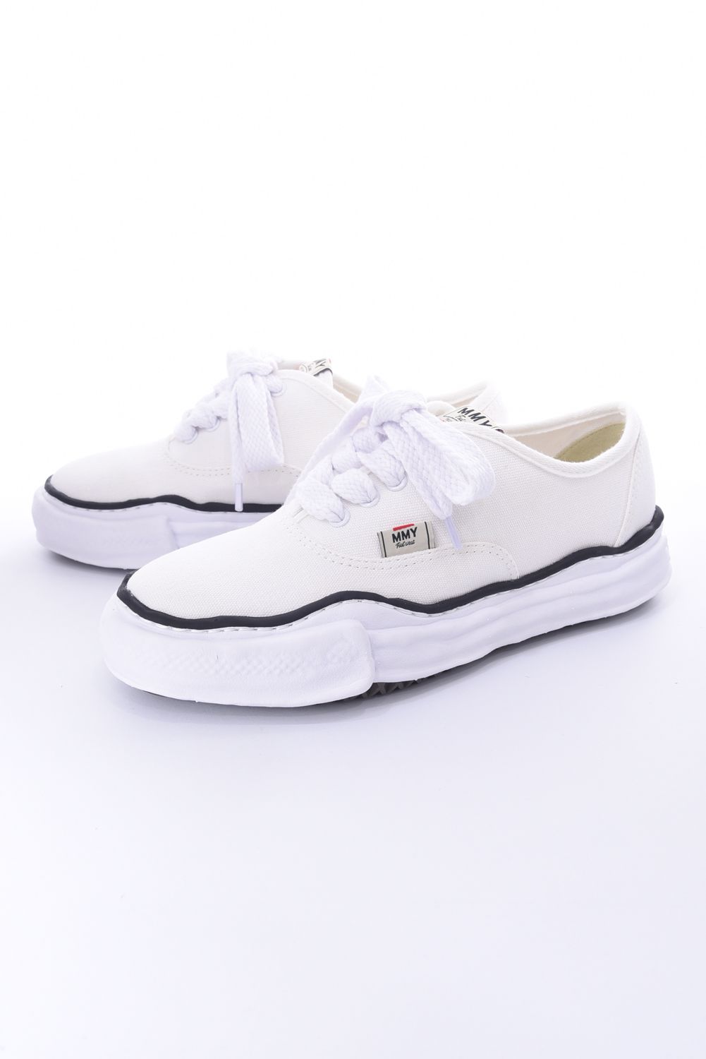 "BAKER LOW" OG sole lowcut sneaker / ベイカー オリジナルソール キャンバス ローカットスニーカー ホワイト
