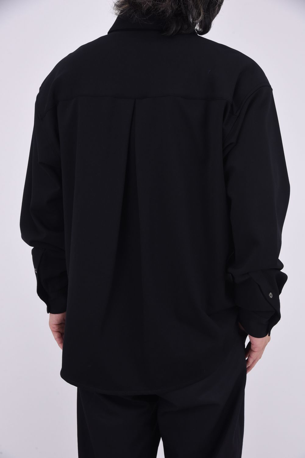 JERSEY JACK SHIRTS / 裏起毛 ジャックシャツ ブラック